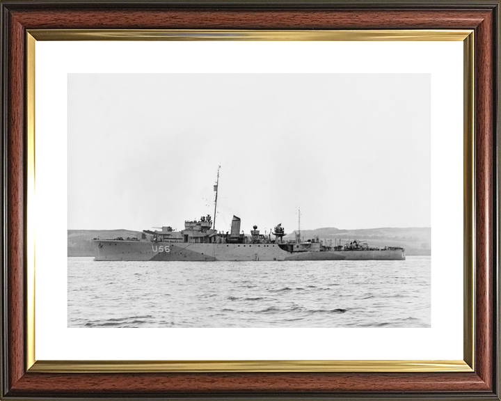 HMS Enchantress (L56) (U56) Royal Navy Bittern Class Sloop Port Side View Photo Print Wall Art Decor - Posters, Prints, & Visual Artwork - by Hampshire Prints (image 8 of 9)