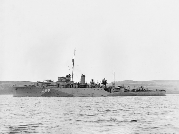 HMS Enchantress L56 U56 Bittern Class Sloop 1941