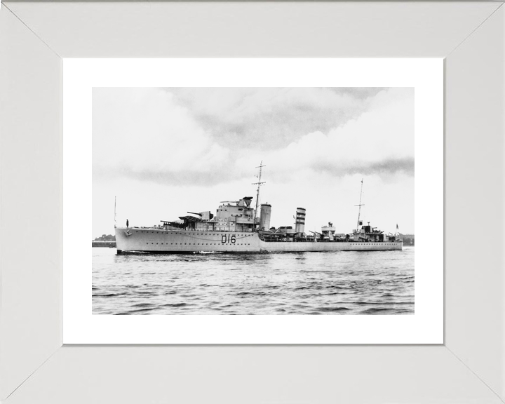 HMS Ivanhoe D16 I Class Destroyer 1939-1945 Photo Print - Posters, Prints, & Visual Artwork - by Hampshire Prints (image 4 of 9)