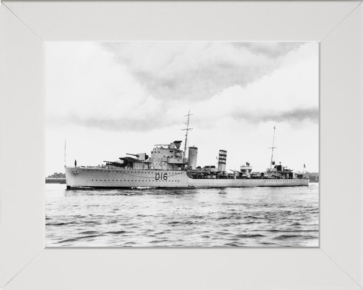 HMS Ivanhoe D16 I Class Destroyer 1939-1945 Photo Print - Posters, Prints, & Visual Artwork - by Hampshire Prints (image 5 of 9)