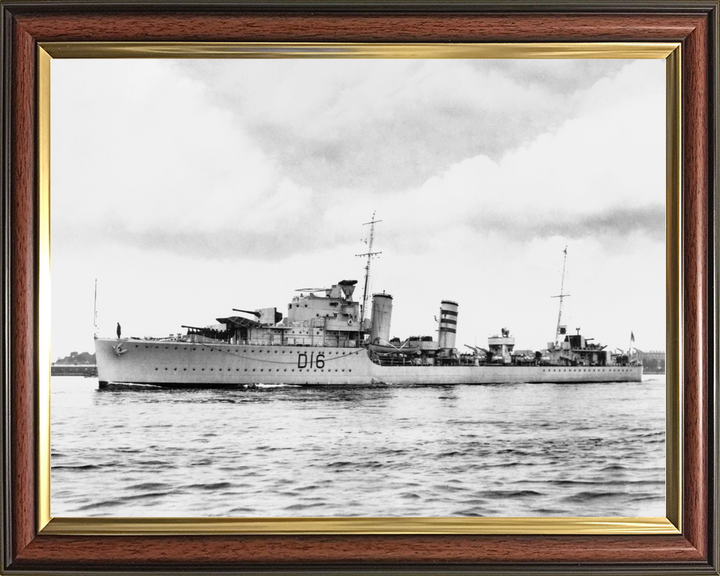 HMS Ivanhoe D16 I Class Destroyer 1939-1945 Photo Print - Posters, Prints, & Visual Artwork - by Hampshire Prints (image 9 of 9)