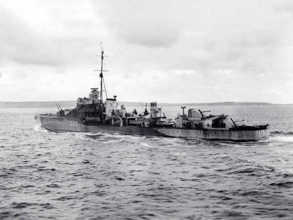 HMS Savage G20 S Class Destroyer 1943