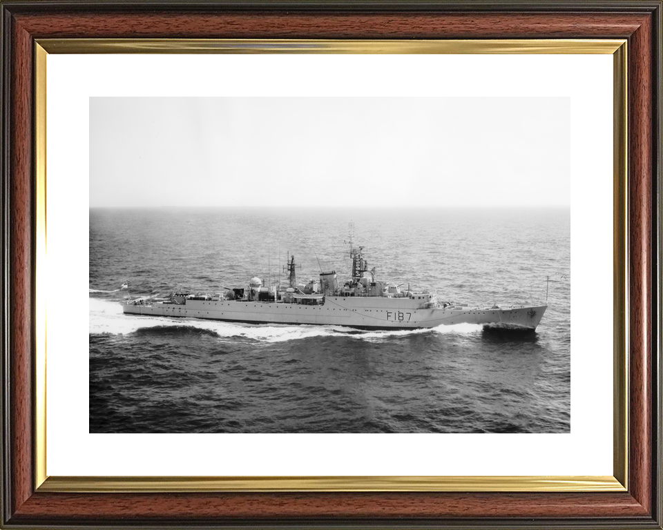 HMS Whirlwind F187 Type 15 Frigate 1962 Underway Photo Print - Posters, Prints, & Visual Artwork - by Hampshire Prints (image 8 of 9)