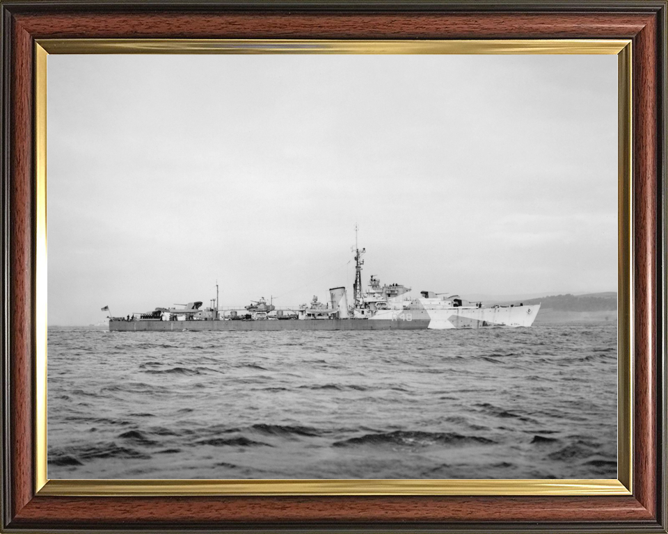 HMS Wrangler R48 W Class Destroyer 1944 Photo Print - Posters, Prints, & Visual Artwork - by Hampshire Prints (image 9 of 9)