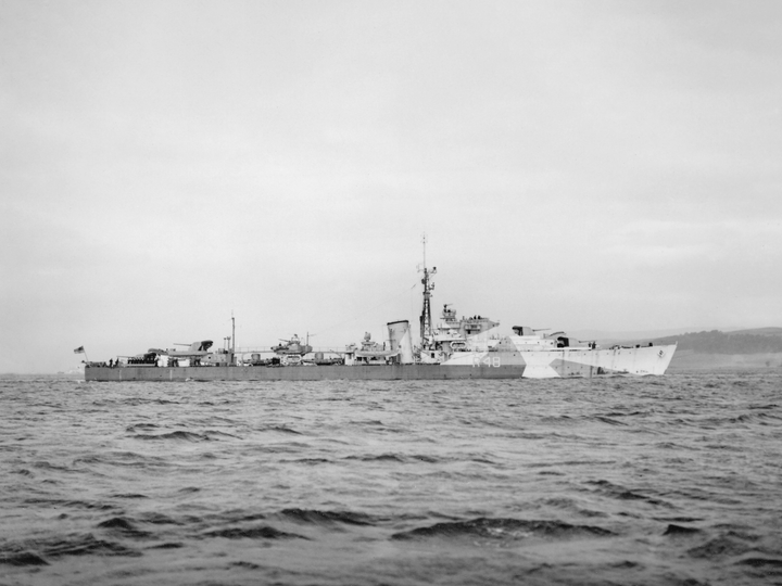 HMS Wrangler R48 W Class Destroyer 1944 Photo Print - Posters, Prints, & Visual Artwork - by Hampshire Prints (image 1 of 9)