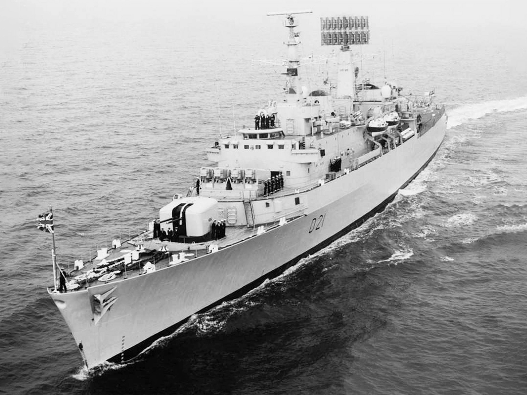 HMS Norfolk D21 County Class Destroyer 1974 Photo Print - Posters, Prints, & Visual Artwork - by Hampshire Prints (image 1 of 9)