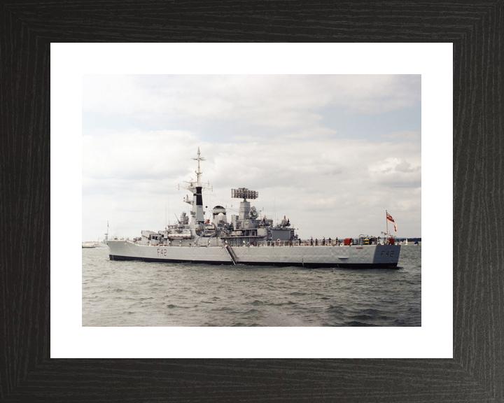 HMS Phoebe F42 Leander Class Frigate At Anchor Photo Print - Posters, Prints, & Visual Artwork - by Hampshire Prints (image 2 of 9)
