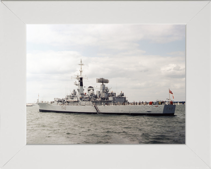 HMS Phoebe F42 Leander Class Frigate At Anchor Photo Print - Posters, Prints, & Visual Artwork - by Hampshire Prints (image 5 of 9)