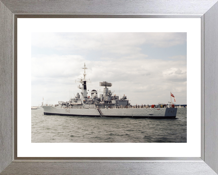 HMS Phoebe F42 Leander Class Frigate At Anchor Photo Print - Posters, Prints, & Visual Artwork - by Hampshire Prints (image 6 of 9)