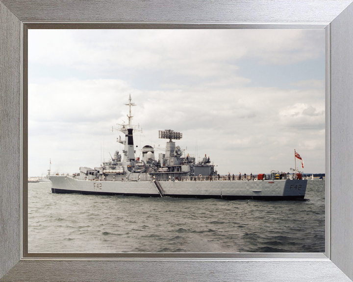 HMS Phoebe F42 Leander Class Frigate At Anchor Photo Print - Posters, Prints, & Visual Artwork - by Hampshire Prints (image 7 of 9)