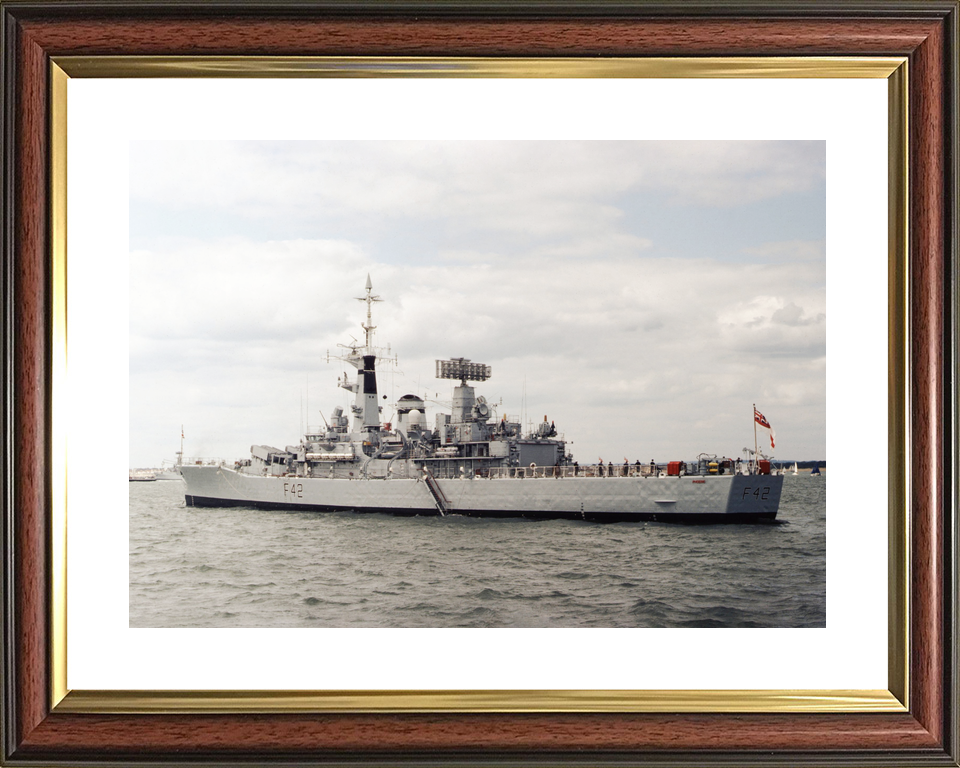 HMS Phoebe F42 Leander Class Frigate At Anchor Photo Print - Posters, Prints, & Visual Artwork - by Hampshire Prints (image 8 of 9)