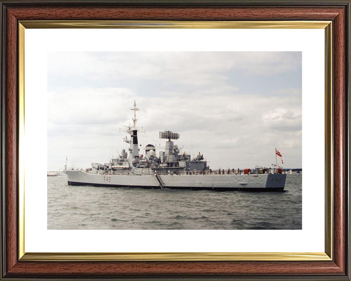 HMS Phoebe F42 Leander Class Frigate At Anchor Photo Print - Posters, Prints, & Visual Artwork - by Hampshire Prints (image 8 of 9)