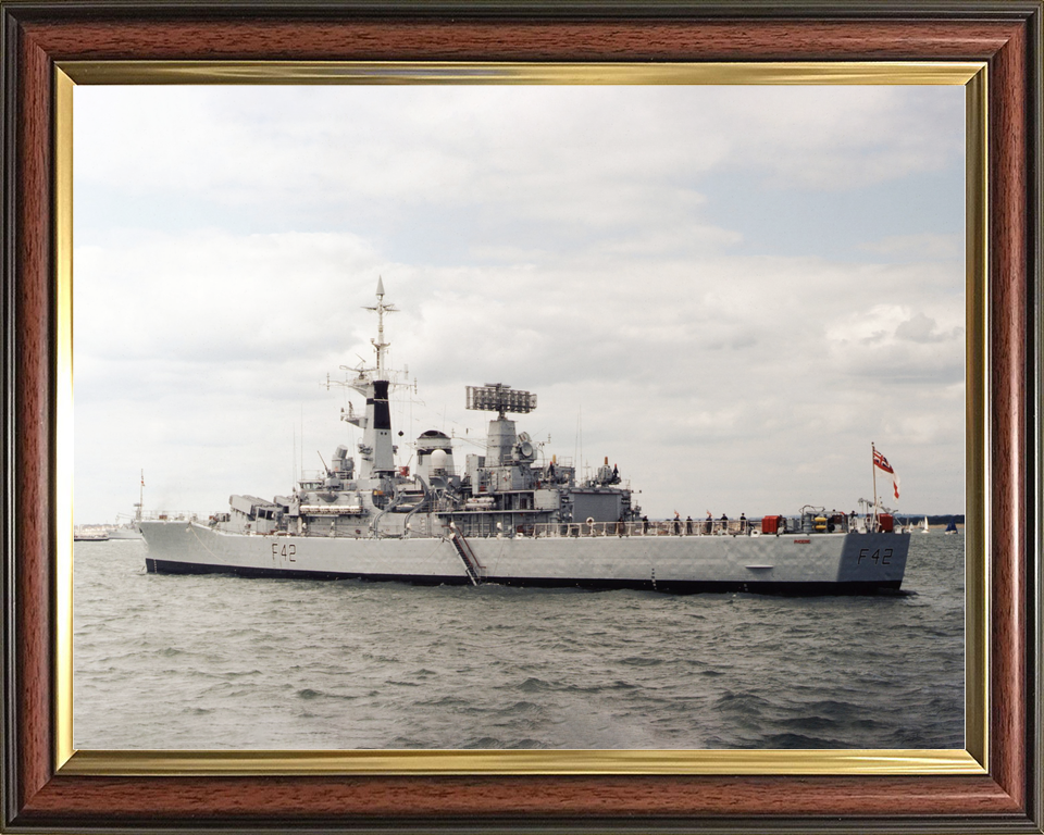 HMS Phoebe F42 Leander Class Frigate At Anchor Photo Print - Posters, Prints, & Visual Artwork - by Hampshire Prints (image 9 of 9)