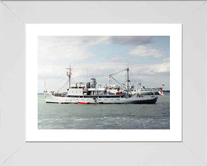 HMS Reclaim A231 Submarine Rescue Vessel 1978 Photo Print - Posters, Prints, & Visual Artwork - by Hampshire Prints (image 4 of 9)