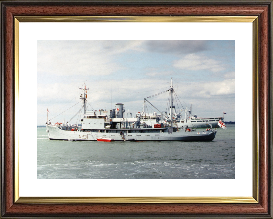 HMS Reclaim A231 Submarine Rescue Vessel 1978 Photo Print - Posters, Prints, & Visual Artwork - by Hampshire Prints (image 8 of 9)