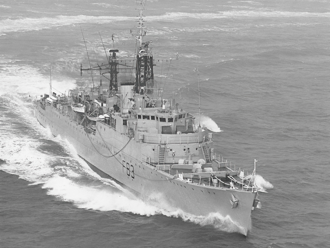 HMS Ulster F83 Type 15 Frigate March 1969 Photo Print - Posters, Prints, & Visual Artwork - by Hampshire Prints (image 1 of 9)