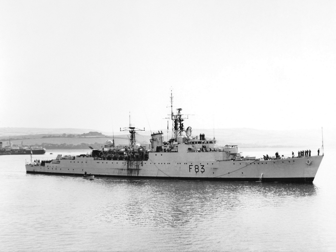 HMS Ulster F83 Type 15 Frigate 1956 Photo Print - Posters, Prints, & Visual Artwork - by Hampshire Prints (image 1 of 9)