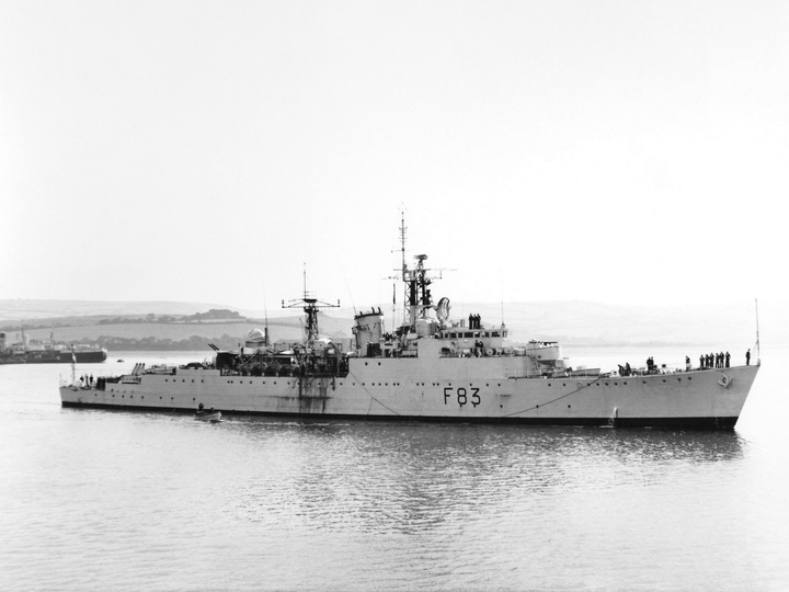 HMS Ulster F83 Type 15 Frigate 1956 Photo Print - Posters, Prints, & Visual Artwork - by Hampshire Prints (image 1 of 9)