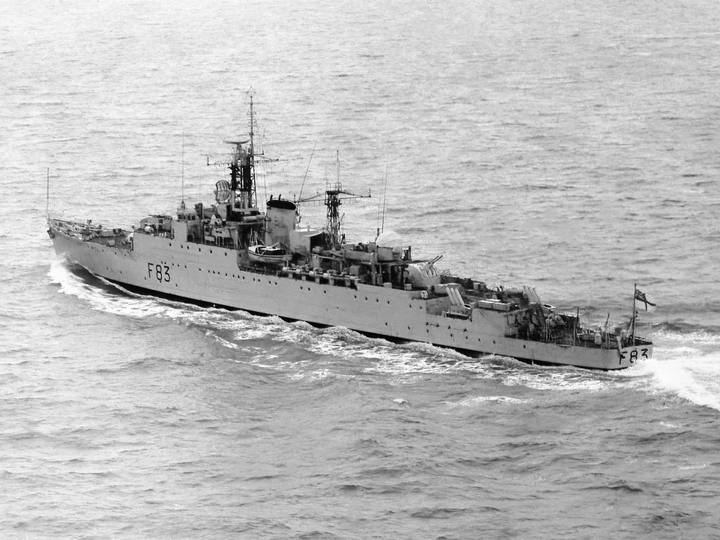 HMS Ulster F83 Type 15 Frigate 1957