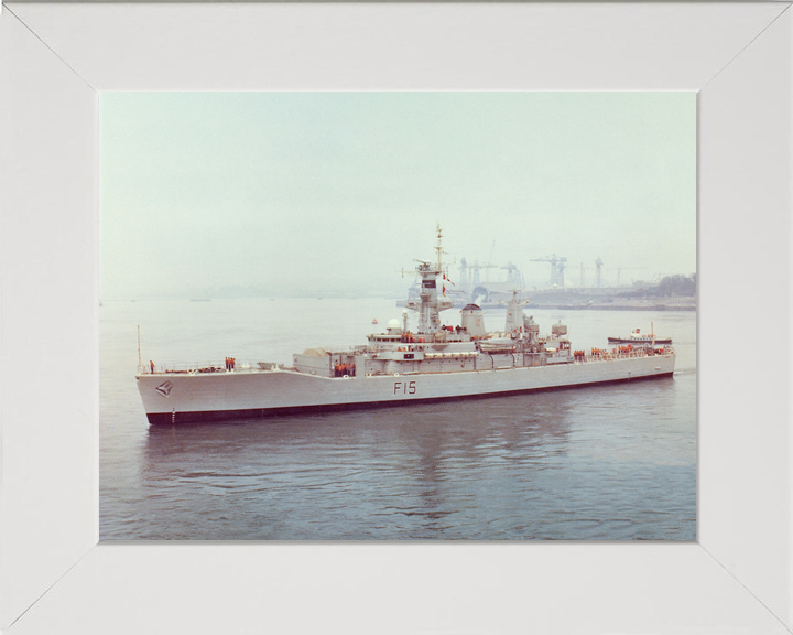 HMS Euryalus (F15) Royal Navy Leander Class Frigate Leaving Harbour Photo Print Wall Art Decor - Posters, Prints, & Visual Artwork - by Hampshire Prints (image 5 of 9)