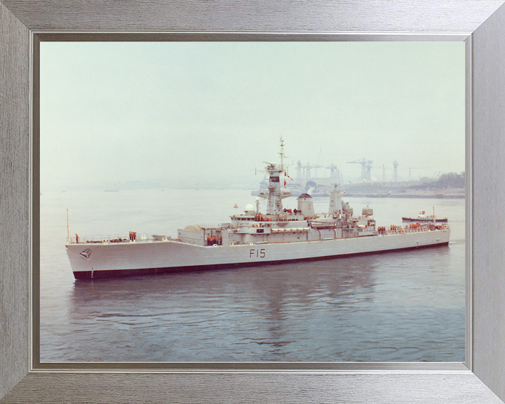 HMS Euryalus (F15) Royal Navy Leander Class Frigate Leaving Harbour Photo Print Wall Art Decor - Posters, Prints, & Visual Artwork - by Hampshire Prints (image 7 of 9)