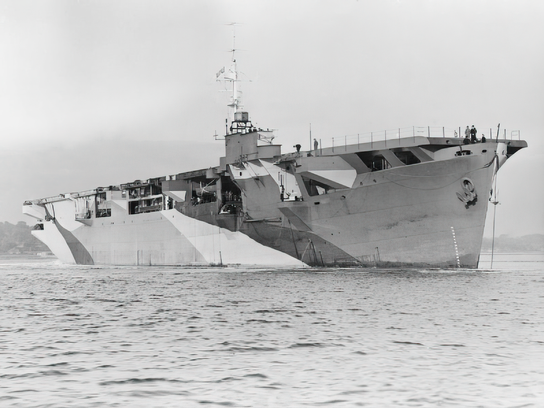 HMS Activity (D94) Royal Navy Escort Carrier Photo Print Starboard Bow View Warship Wall Art Posters, Prints, & Visual Artwork Hampshire Prints 6 x 4 No Frame No