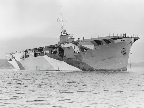 HMS Activity D94 Escort Carrier October 1942
