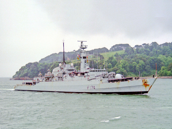 HMS Alacrity F174 Type 21 Frigate September 1982