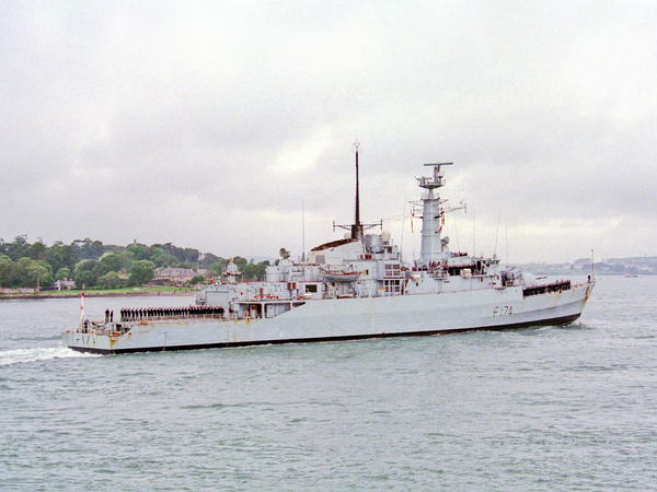 HMS Alacrity F174 Type 21 Frigate June 1982