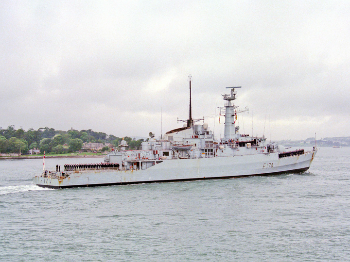 HMS Alacrity (F174) Royal Navy Type 21 Frigate Starboard View Photo Print Wall Art Decor Posters, Prints, & Visual Artwork Hampshire Prints 6 x 4 No Frame No