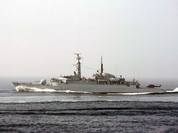 HMS Amazon F169 Type 21 Frigate June 1988