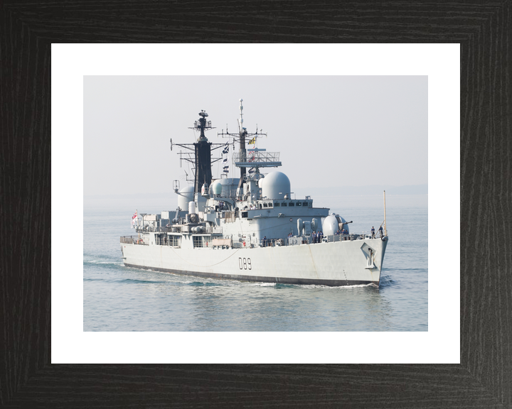 HMS Exeter (D89) Royal Navy Type 42 Destroyer Starboard Bow View Photo Print Wall Art Decor - Posters, Prints, & Visual Artwork - by Hampshire Prints (image 2 of 9)