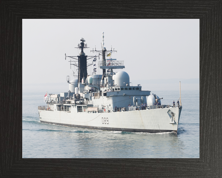 HMS Exeter (D89) Royal Navy Type 42 Destroyer Starboard Bow View Photo Print Wall Art Decor - Posters, Prints, & Visual Artwork - by Hampshire Prints (image 3 of 9)