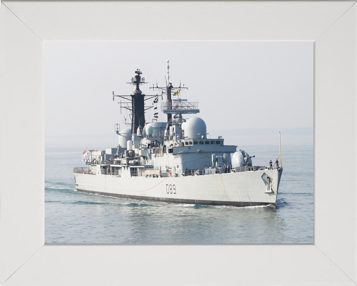 HMS Exeter (D89) Royal Navy Type 42 Destroyer Starboard Bow View Photo Print Wall Art Decor - Posters, Prints, & Visual Artwork - by Hampshire Prints (image 5 of 9)