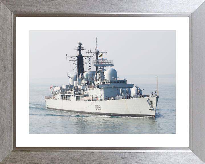 HMS Exeter (D89) Royal Navy Type 42 Destroyer Starboard Bow View Photo Print Wall Art Decor - Posters, Prints, & Visual Artwork - by Hampshire Prints (image 6 of 9)