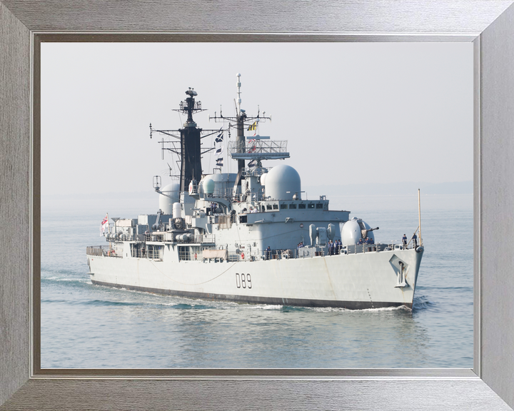 HMS Exeter (D89) Royal Navy Type 42 Destroyer Starboard Bow View Photo Print Wall Art Decor - Posters, Prints, & Visual Artwork - by Hampshire Prints (image 7 of 9)