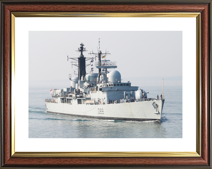HMS Exeter (D89) Royal Navy Type 42 Destroyer Starboard Bow View Photo Print Wall Art Decor - Posters, Prints, & Visual Artwork - by Hampshire Prints (image 8 of 9)