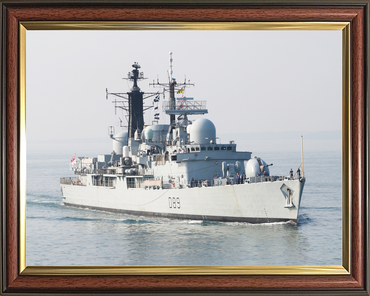 HMS Exeter (D89) Royal Navy Type 42 Destroyer Starboard Bow View Photo Print Wall Art Decor - Posters, Prints, & Visual Artwork - by Hampshire Prints (image 9 of 9)