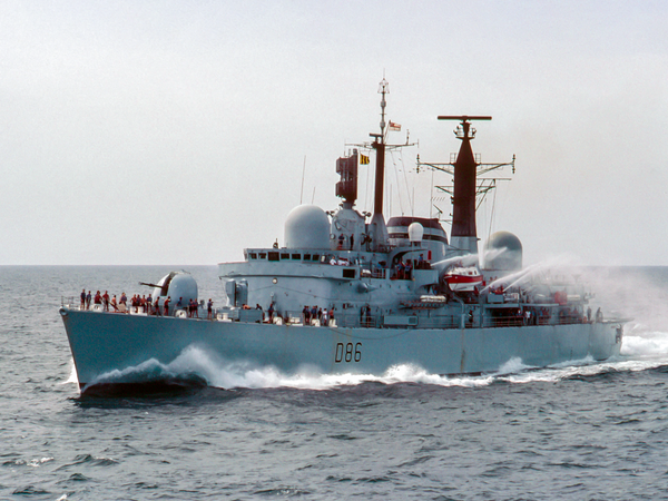 HMS Birmingham D86 Type 42 Destroyer 1981