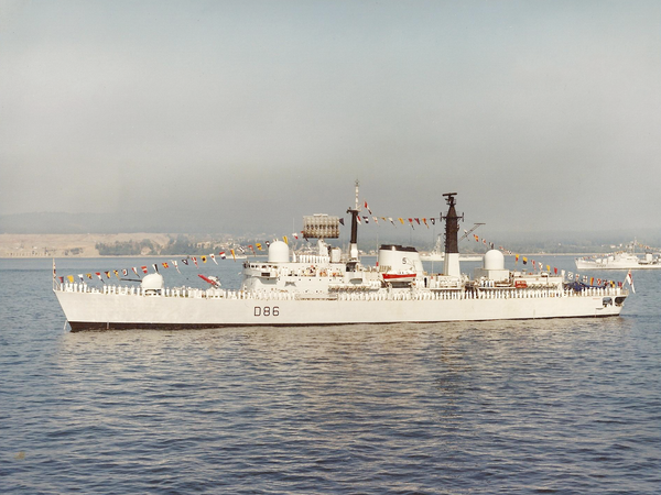HMS Birmingham D86 Type 42 Destroyer 1978