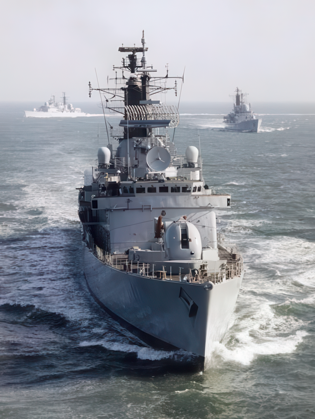 HMS Birmingham (D86) Royal Navy Type 42 Destroyer Bow View Photo Print Wall Art Decor Posters, Prints, & Visual Artwork Hampshire Prints 6 x 4 No Frame No