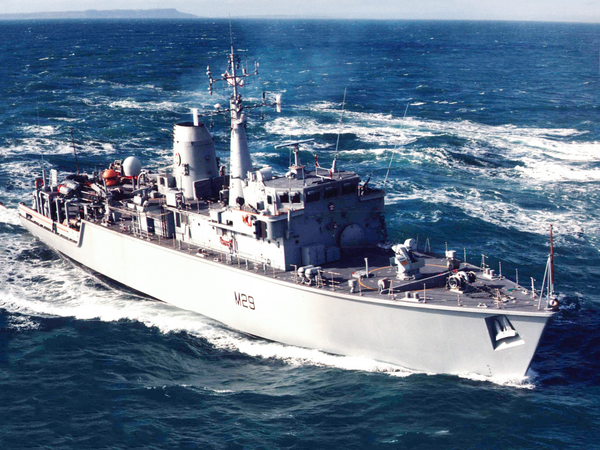 HMS Brecon M29 Hunt Class Mine Warfare Vessel 1992