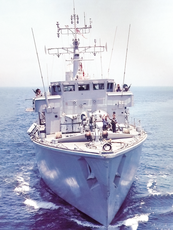 HMS Brecon M29 Hunt Class Mine Warfare Vessel