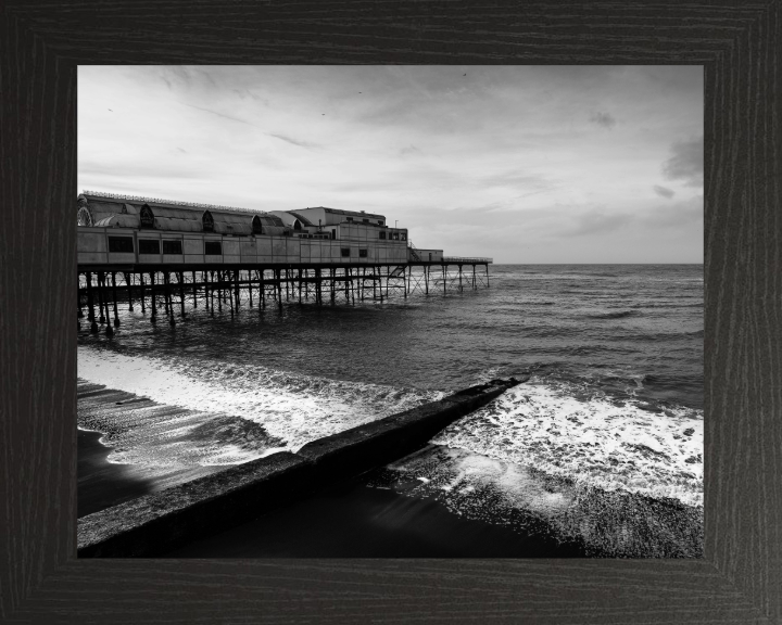 Aberystwyth beach in black and white Photo Print - Canvas - Framed Photo Print - Hampshire Prints