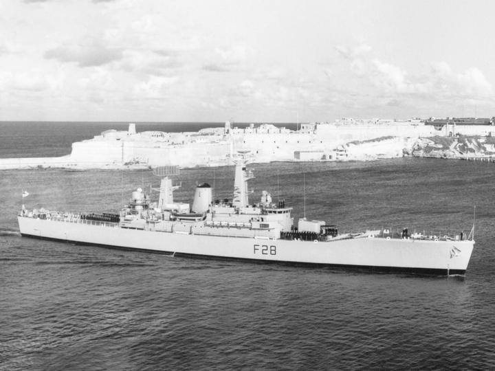 HMS Cleopatra (F28) Royal Navy Leander Class Frigate Valletta Malta Photo Print Wall Art Decor Posters, Prints, & Visual Artwork Hampshire Prints 6 x 4 No Frame No