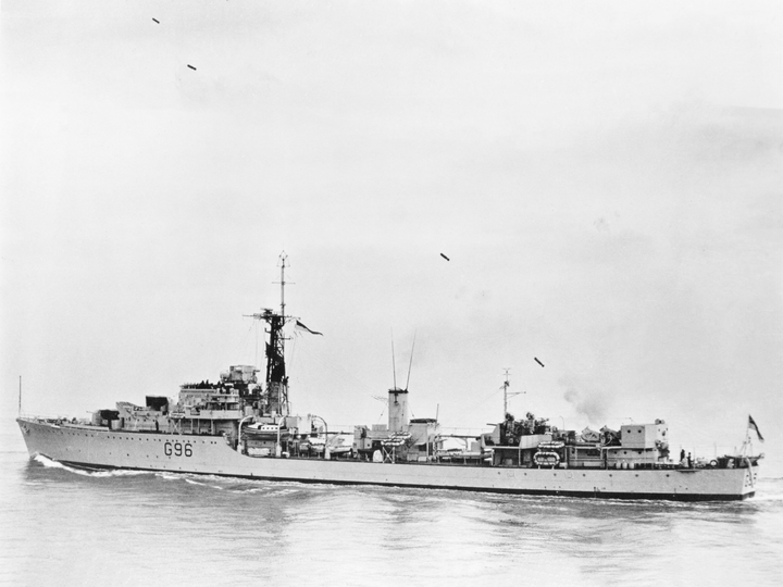 HMS Crossbow (G96) Royal Navy Weapon Class Destroyer Firing Photo Print Wall Art Decor Posters, Prints, & Visual Artwork Hampshire Prints 6 x 4 No Frame No