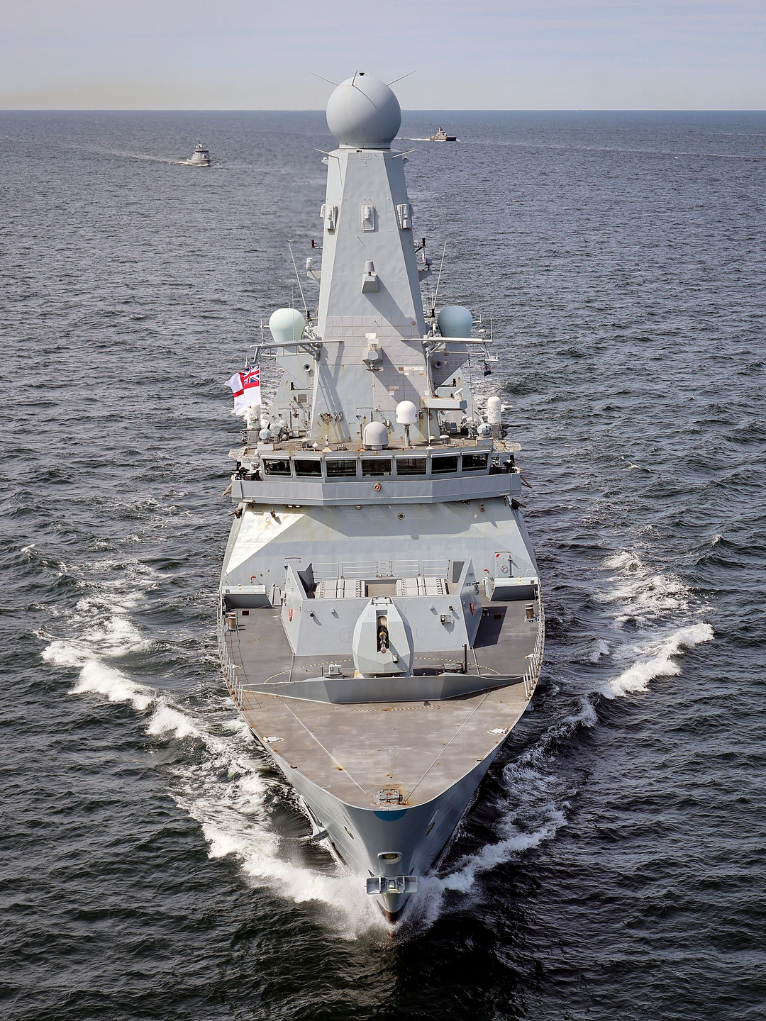 HMS Defender (D36) Royal Navy Type 45 Destroyer At Sea Bow View Photo Print Wall Art Decor Posters, Prints, & Visual Artwork Hampshire Prints 6 x 4 No Frame No