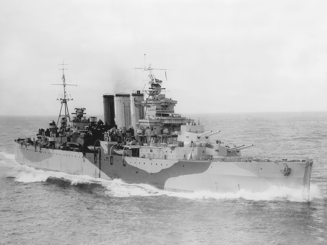 HMS Devonshire (39) Royal Navy County Class Cruiser Starboard Side Photo Print Wall Art Decor Posters, Prints, & Visual Artwork Hampshire Prints 6 x 4 No Frame No