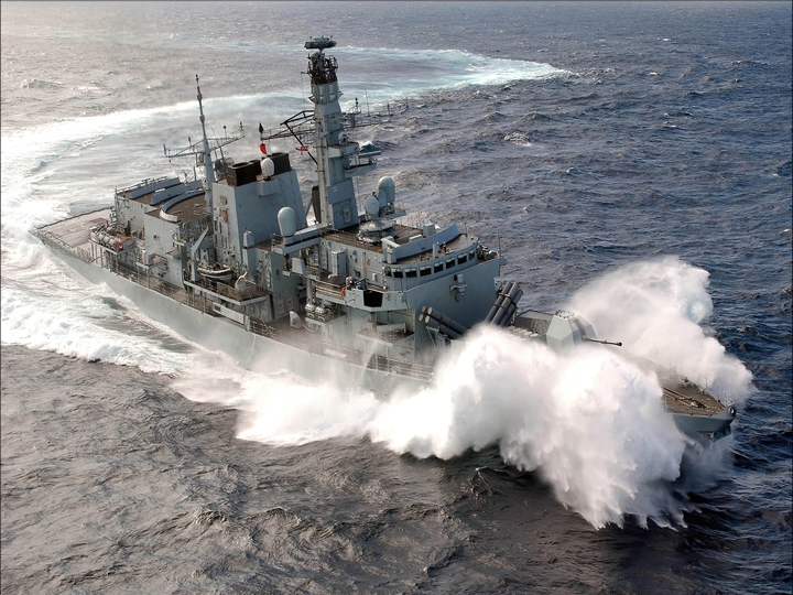HMS Marlborough F233 Type 23 Frigate June 2003 Underway Photo Print - Posters, Prints, & Visual Artwork - by Hampshire Prints (image 1 of 9)