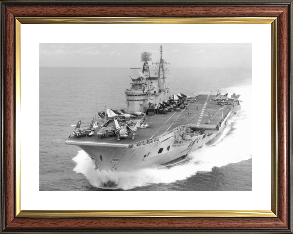 HMS Eagle R05 Audacious Class Aircraft Carrier Port Bow View Photo Print - Posters, Prints, & Visual Artwork - by Hampshire Prints (image 8 of 9)
